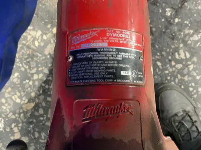 Used MILWAUKEE TOOL DYMODRILL Portable Drills including Magnetic Base Ohio US | HGR 24 #1358075