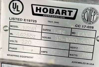 USED HOBART NGW1