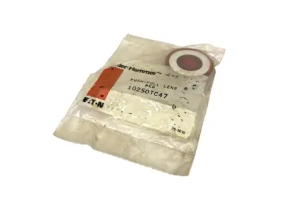 10250TC47 | Eaton  Illuminated Push-Pull Operator Lens, Red, 40mm LOT OF 2 - New