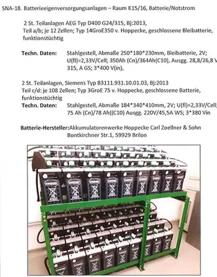 Battery Self-Supply Systems - Battery/Emergency Power