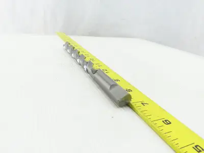 Brisbois Tool J-48480 37/64" Carbide 2 Flute Spiral 118° Drill Tang Shank