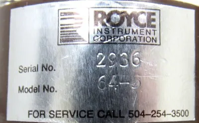 NEW ROYCE INSTRUMENT 64-5 TRANSDUCER 645