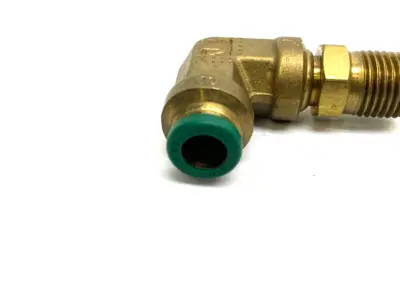USED PARKER PRESTOLOK PUSH-TO-CONNECT SWIVEL ELBOW FITTING 5/16" OD X 1/4"