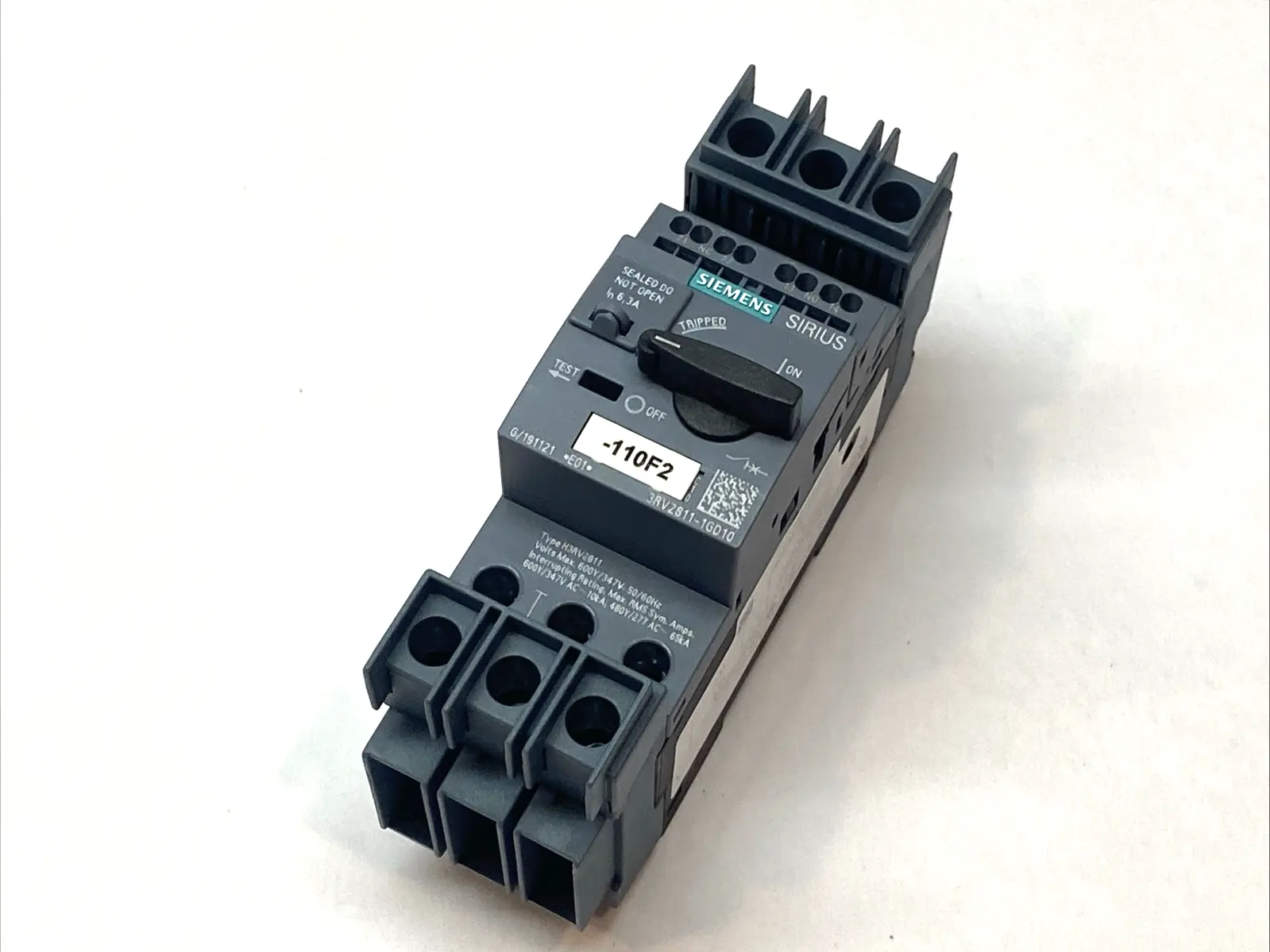 USED SIEMENS CIRCUIT BREAKER 50A SIZE S00
