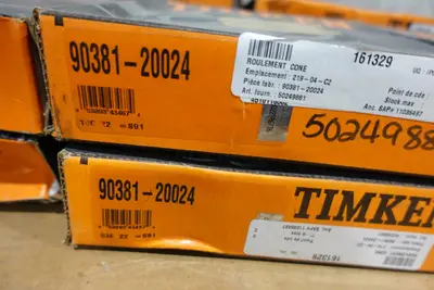 PALLET OF ASSORTED TIMKEN ROLLER BEARINGS
