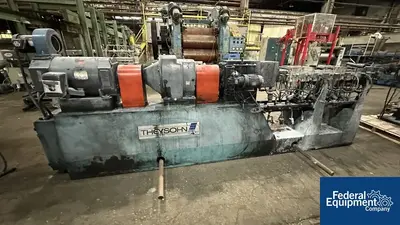 USED Theysohn Extrusion 45MM Theysohn Twin Screw Extruder, 60 HP, 36:1 L/D