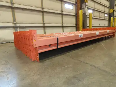 96"x 2-1/2" 25E Teardrop Pallet Rack Step Beam Crossmember New Style Lot of 28