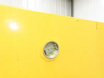 Justrite 25730 Yellow Flammable Safety Cabinet Dual Door 22 Gallon Liquid