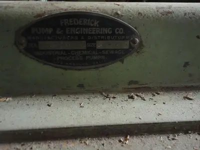 Pump, Moyno, 1/2 HP, S/st, Frederick Pump, Hopper #S740717