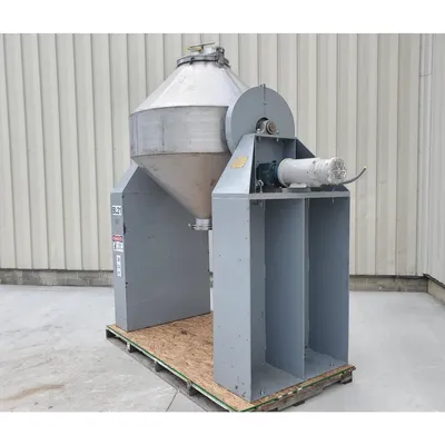 Komline Sanderson 30 Cu Ft Stainless Double Cone Blender Rotary Conical