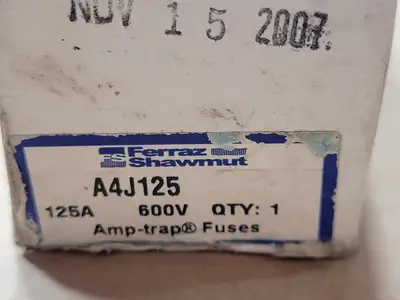 New | in-Stock FERRAZ SHAWMUT A4J125 Misc Electrical & Power Parts British Columbia CA | Lenmark #1438931