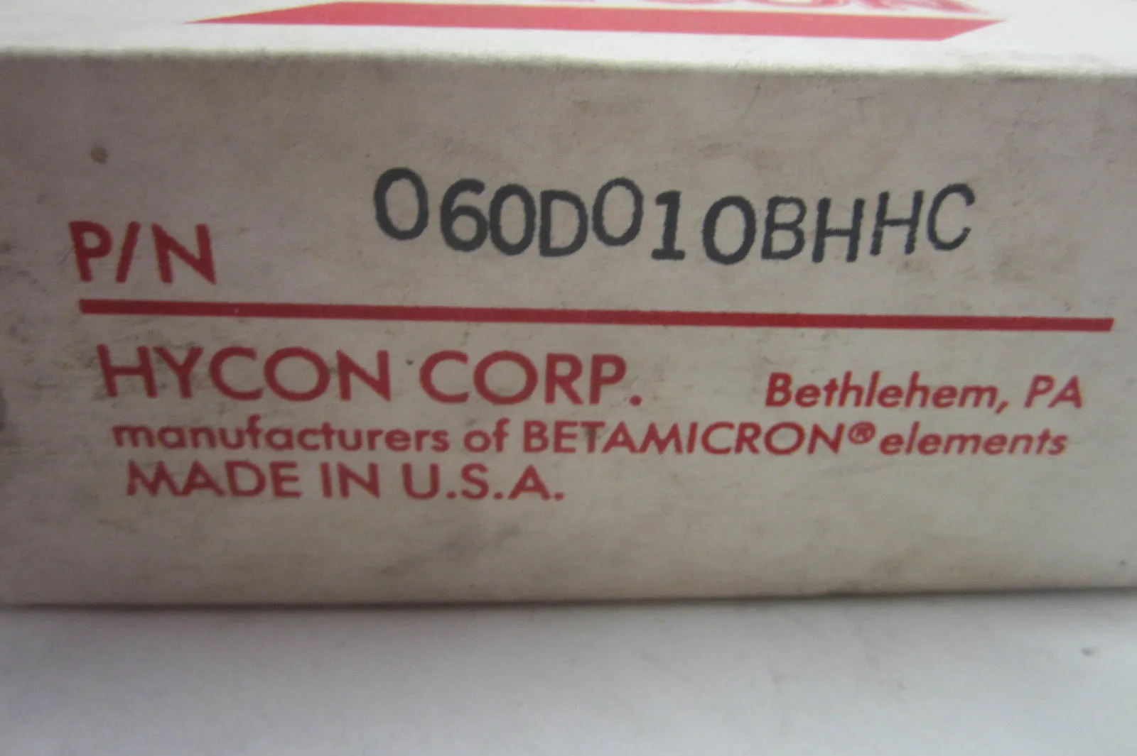 NEW HYCON 060D010BHHC FILTER