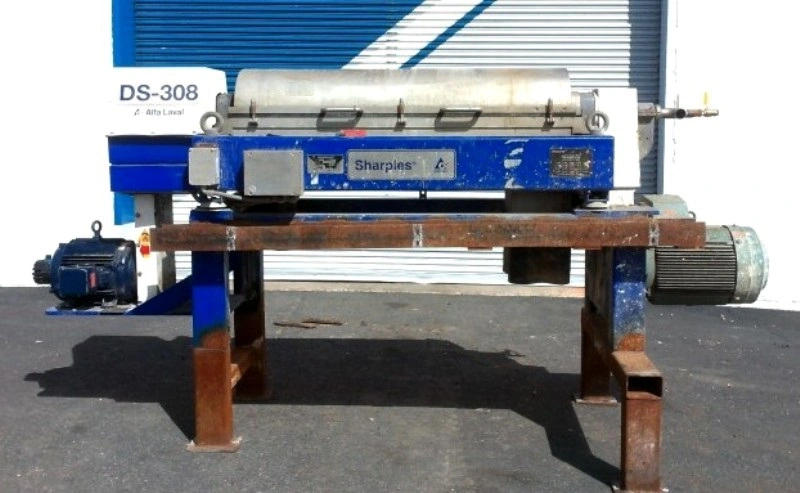Sharples DS-308 Super-D-Canter centrifuge, 316SS.