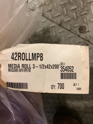 Chemco 42ROLLMPB 42″x3-1/2″ MaxGuard Fiberglass Paint Arrestor Media Roll