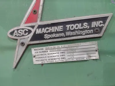 16 STAND X 4" x 36" WIDE R-PANEL ASC ROLLFORMER LINE WITH REEL & CUT OFF, BECK CONTROLS: STOCK #21176
