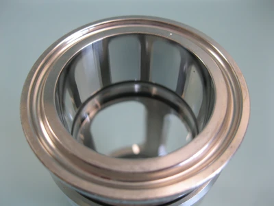1-1/2" LJ Star Stainless Borosilicate Inline Flow Indicator Sightglass L5