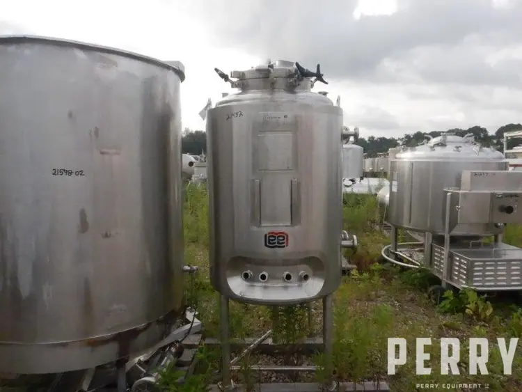 2000 LEE INDUSTRIES, INC. 430L Tank S/S - 0 to 999 Gal. (H=height, L=length) | Perry Equipment