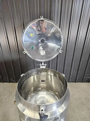 Used Lee Industries 40 Gallon Jacketed Tank, Stainless Steel