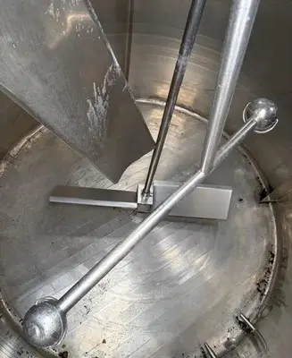 Kettle, 1,500 Gallon, Stainless Steel, Half-Pipe Jacketed, Mojonnier, #5991813
