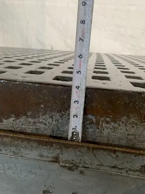 60" X 60" X 40"H ACORN WELDING TABLE W/ STAND. STOCK # 1165223.
