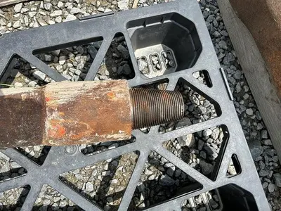 Used AFTERMARKET 6” D X 33-1/2" L STEEL CHISEL BIT FOR CABLE TOOL Drills Pennsylvania US | East West Machinery & Drilling #1417430