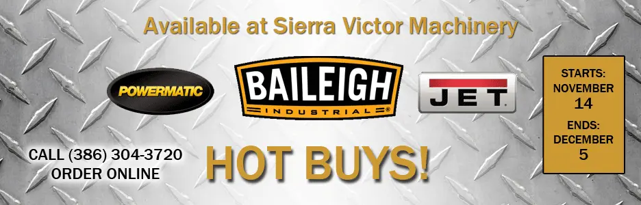 Jet Baileigh and Powermatic Hot Buys