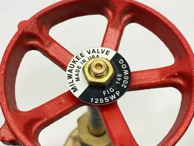 125SWP | Milwaukee Valve  2" Bronze Gate Valve 200 WOG - New Other