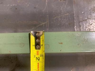 12’ x 54” Pallet Racking Upright, Double Tear Drop