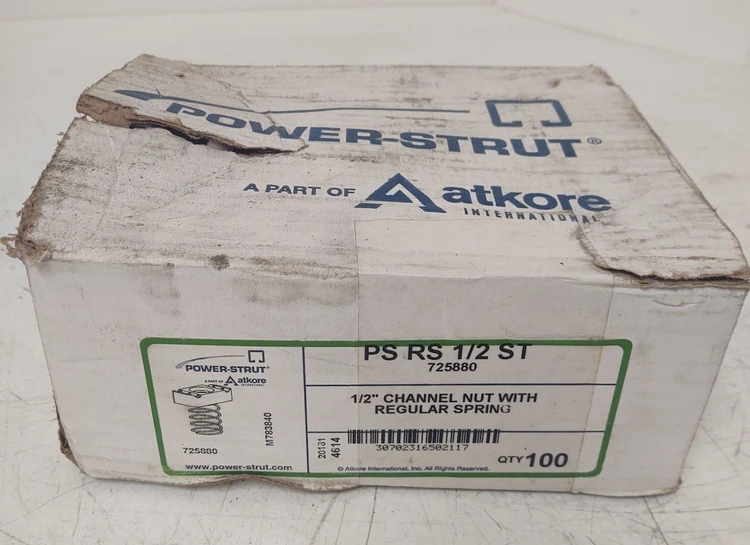 New | in-Stock Power-Strut 725880 Nuts & Screws Kentucky US | Edwards Industrial Repair #1017642