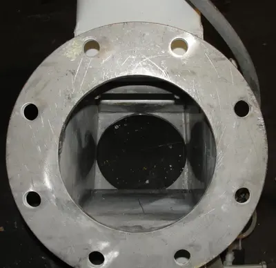 SPC7990  Valve 8" pneumatic diverter valve, gravity, Stainless Steel