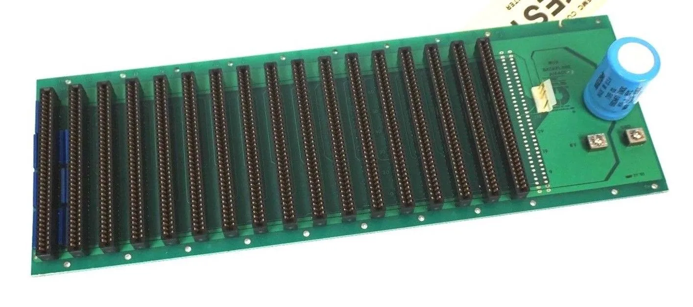 NEW EMC CONTROLS A16401 MUX BACKLANE BOARD WITH CAPACITOR
