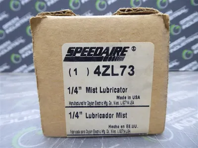Speedaire 4ZL73 1/4" Mist Lubricator 150 PSIG 10 Bar Max. 125°F 50°C Max. New