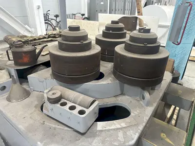 5" X 5" X 1/2" ROUNDO MODEL #R-5-S HYDRAULIC ANGLE ROLL: STOCK #23480