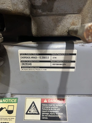 GARDNER DENVER CASRSA Rotary Screw & Sliding Vane Air Compressors | The Right Machinery (2)