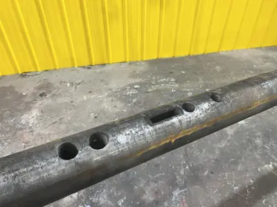 4" DIAMETER X 15' LONG BORING BAR WITH MORSE TAPER: STOCK #20648