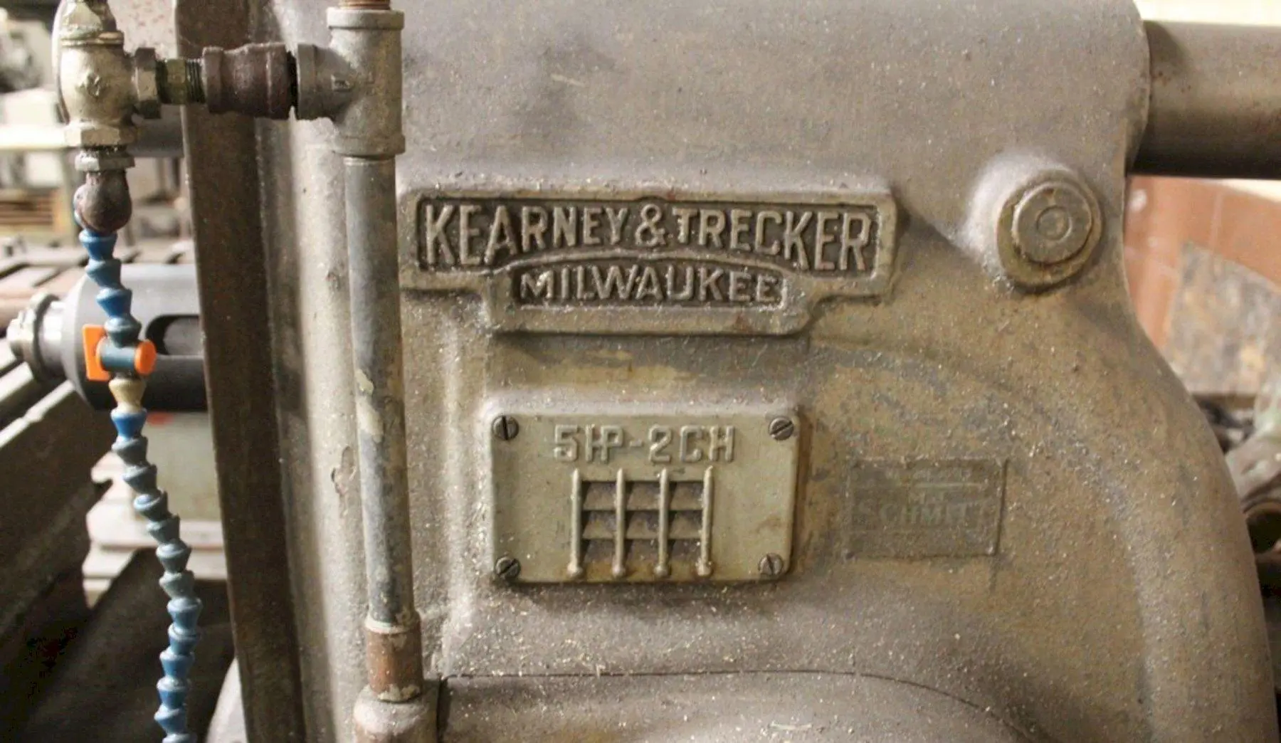 #2 KEARNEY & TRECKER MODEL #5HP-2CH PLAIN HORIZONTAL MILL: STOCK #22775