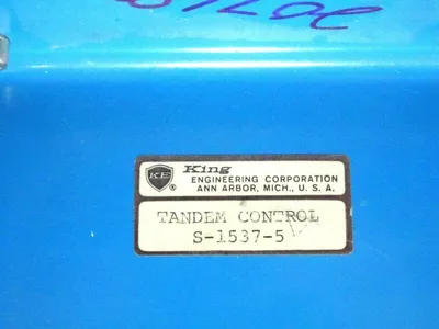 USED KING ENGINEERING 860-09-56 SENSOR CONTROLS 8600956