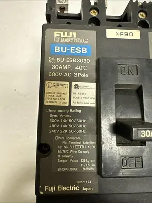 Used FUJI BU-ESB3030 Circuit Breakers | Surplus Asset Holdings #1188958