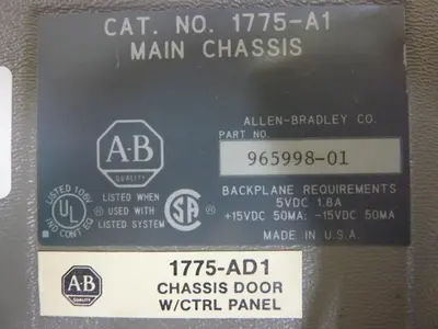 USED ALLEN BRADLEY 1775-A1