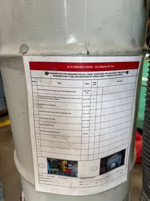 Used ECONOLINE ABRASIVE BLAST CABINET Parts Washers South Carolina US | ESS Industrial Equipment Sales #1336364