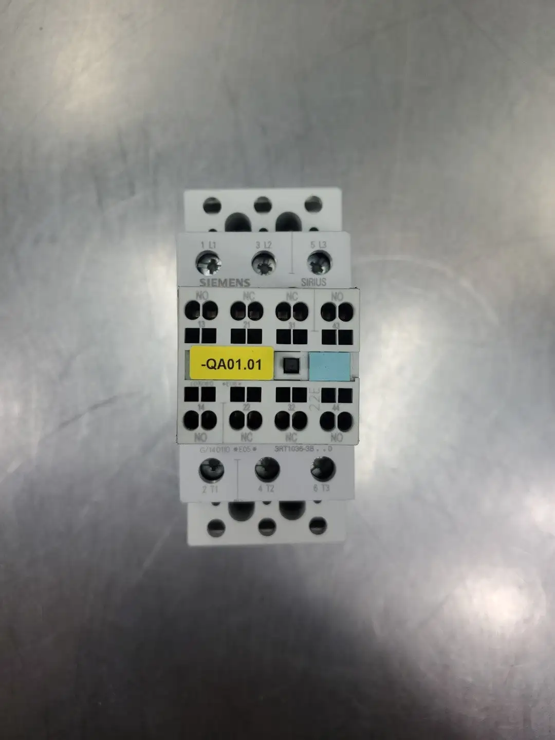 Siemens 3RT10363BB40 Power Contactor w/3RH19212HA22 Module. 4E49