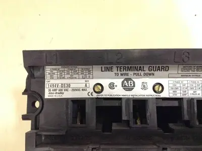 USED ALLEN BRADLEY 1494V-DS30 SER A