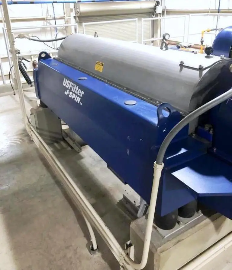 (2) US Filter/Hiller JS-1500ED decanter centrifuges, 316SS.