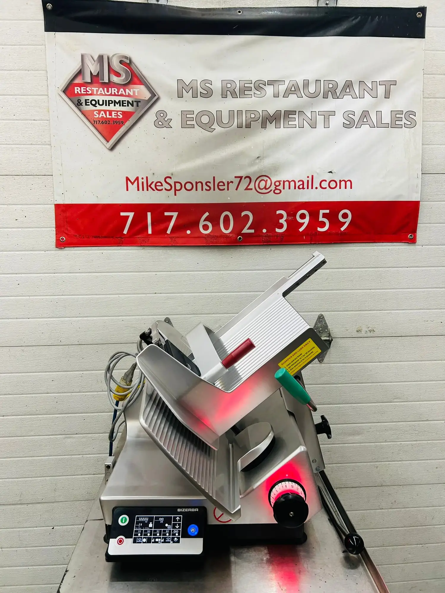 Bizerba GSPHD 2020 Automatic Meat& Cheese Deli Slicer Refurbished