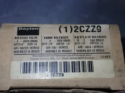 New | in-Stock DAYTON (1) 2CZZ9 Valves/Fittings | HGR 24 #732371