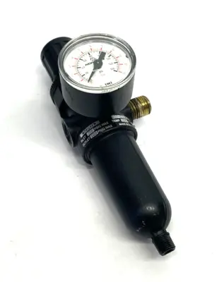 Used IMI Norgren Modular Filter/Regulator, Relieving, with Gauge Air Pressure Regulators Michigan US | Maverick Industrial Sales #1402941