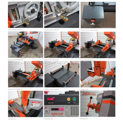 HE&M H90A-C Horizontal Bandsaws Auto | Sierra Victor Industries (7)