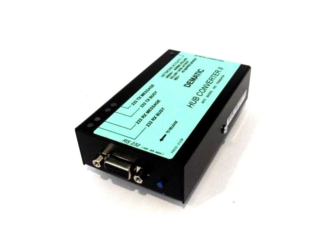 NEW DEMATIC F0032-01322AA HUB CONVERTER II F003201322AA
