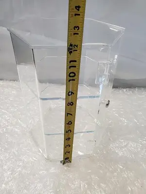 9IN. X 12IN. CLEAR LOCKBOX