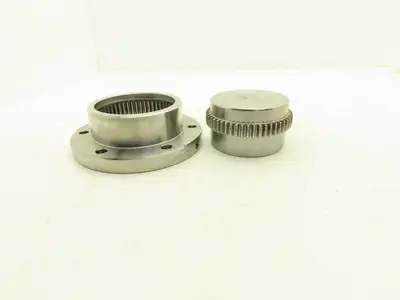 Ameridrives F-202 Gear Coupling 4" Hub & Sleeve Assy 7" Flange RSB Stock Bore